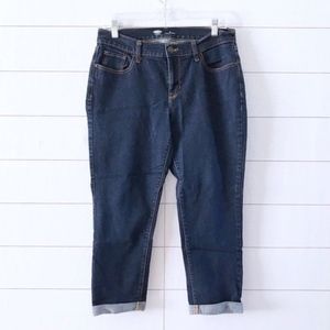 Old Navy Cropped Cuff The Flirt Capri Jeans